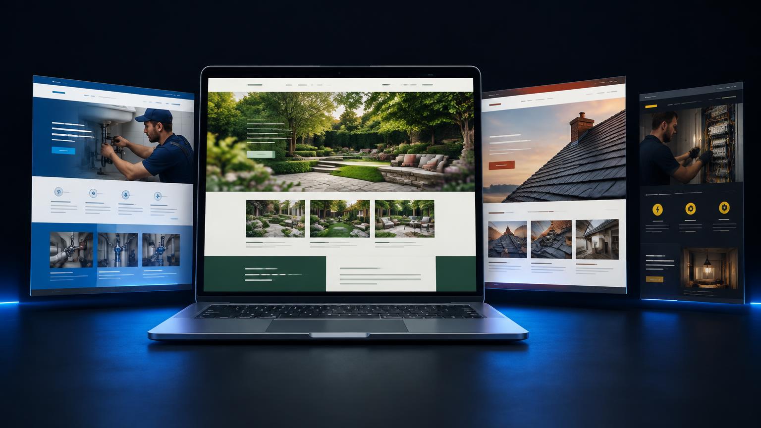 Concept trade business websites designed around winning more enquiries